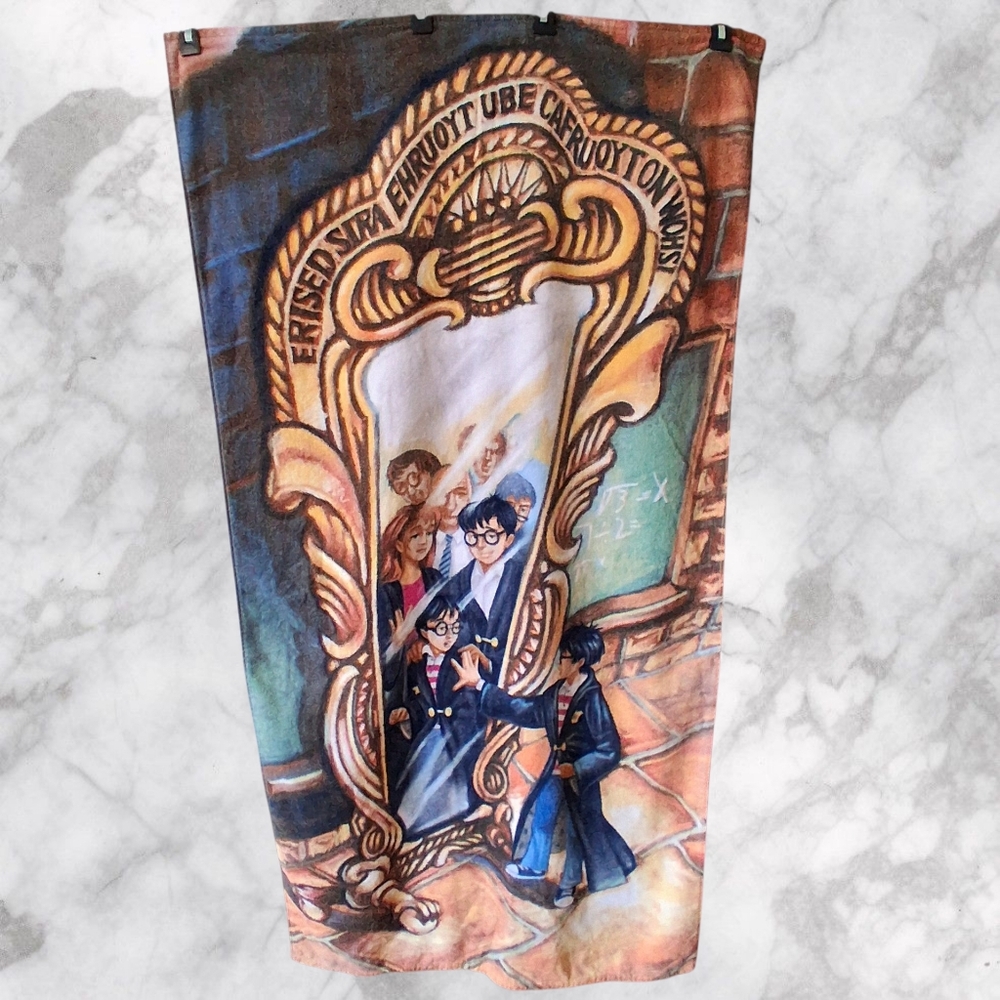 Harry Potter Mirror of Erised Vintage Towel Beach  Warner Brothers 2000
